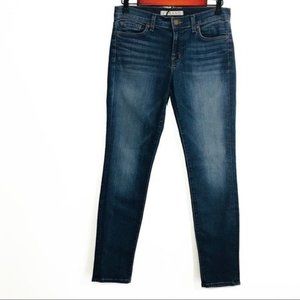 J Brand Skinny Jeans Songbird Blue Distressed Mid Rise Stretch Denim Size 28